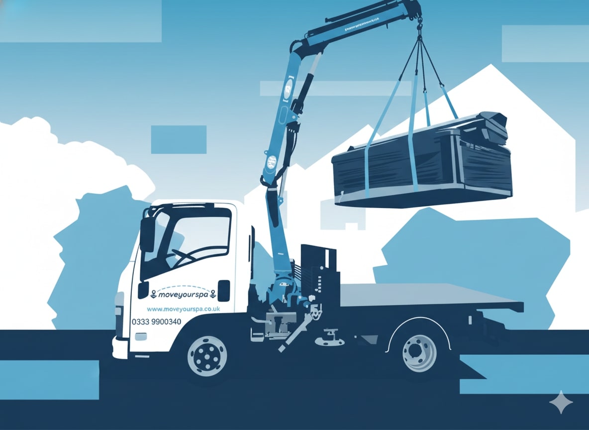 When Do You Need a HIAB Crane to Move a Hot Tub?