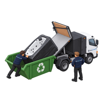Hot tub disposal icon