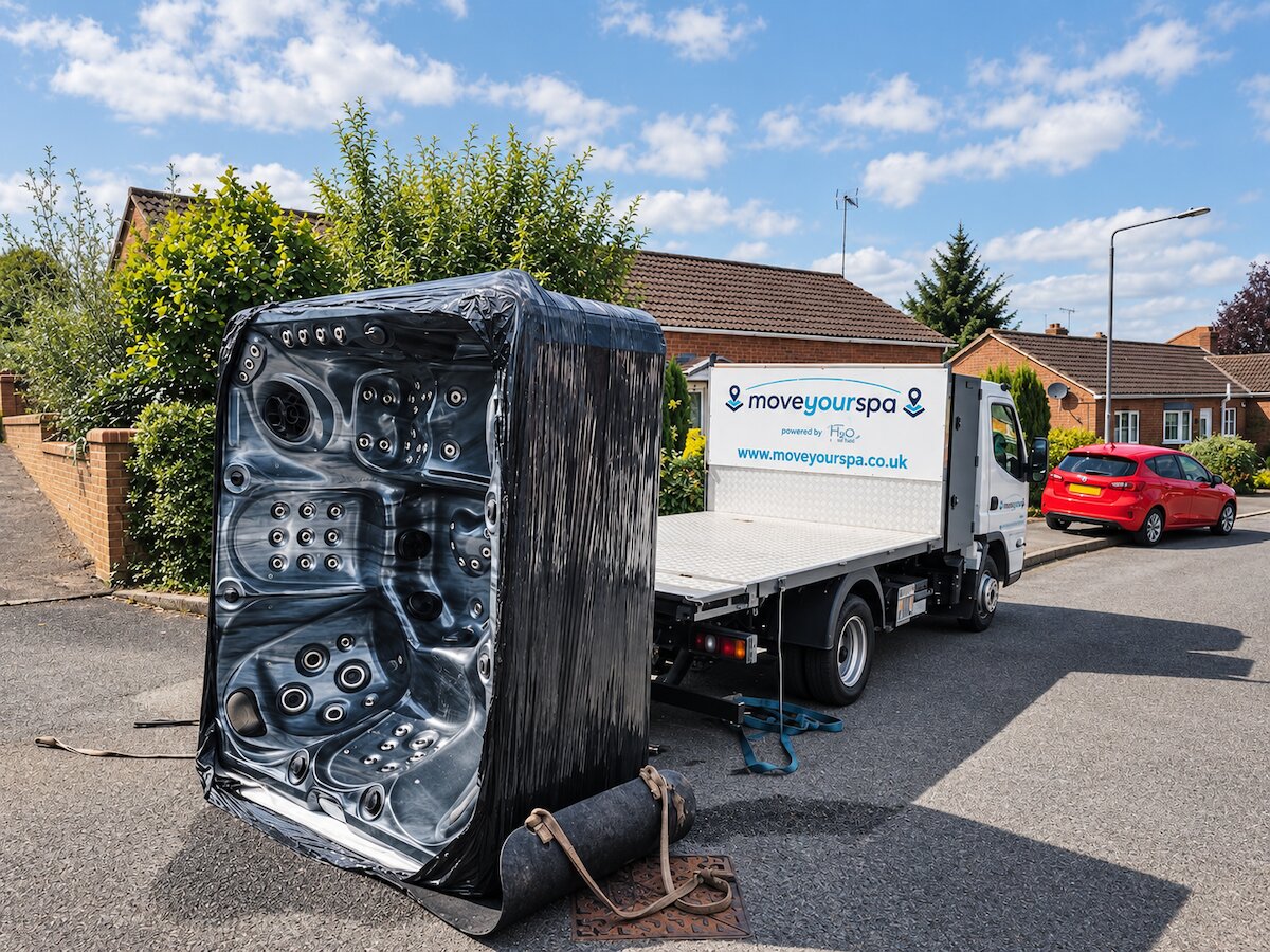 Move Your Spa hot tub moving truck