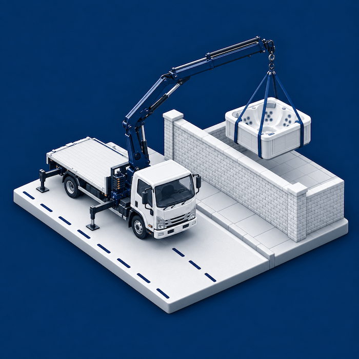 Hot Tub HIAB Crane icon
